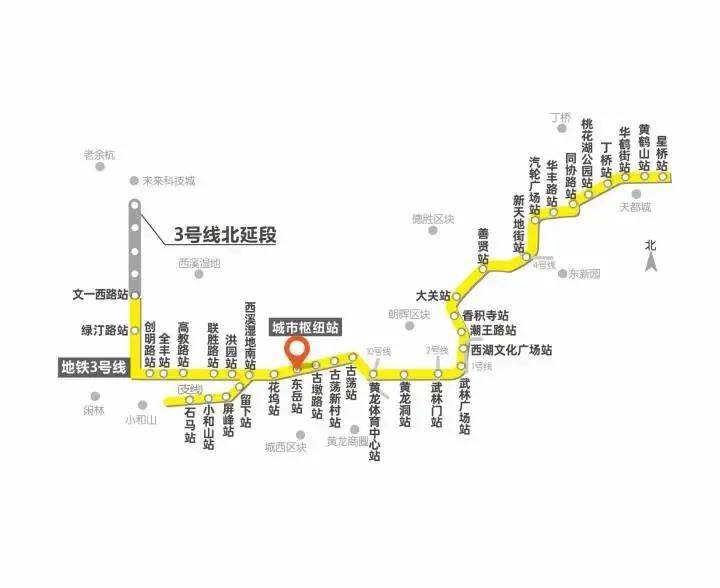 最新杭州市地铁线路图